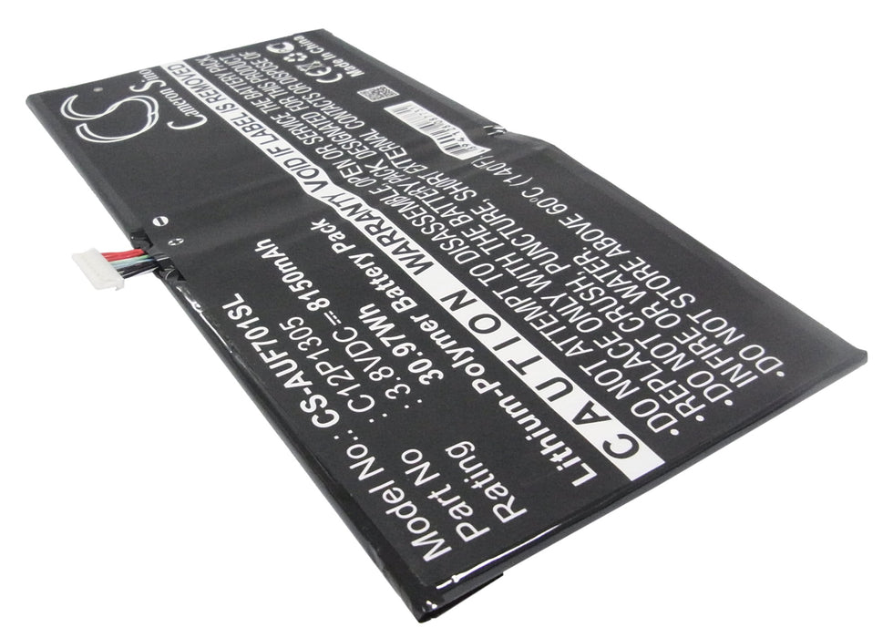 CS-AUF701SL : Battery for Asus Transformer TF701T, K00C, TF701T - Replaces Asus C12P1305