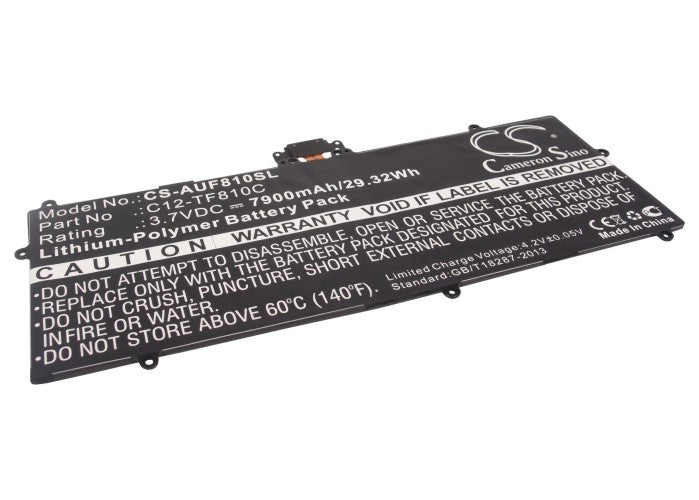 CS-AUF810SL : Battery for Asus Vivo Tab TF810C, Vivo Tab TF810, TF810 and others - Replaces Asus C12-TF810C