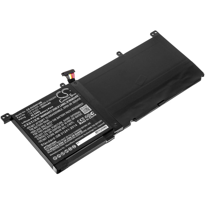 CS-AUG501NB : Battery for Asus ROG G501VW-BSI7N25, ROG G501VW-FY107T, UX501VW-FY103T and others - Replaces Asus C41N1524, 0B200-01250200