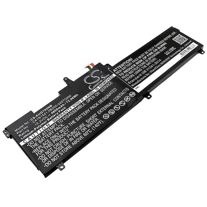 CS-AUG702NB : Battery for Asus GL702, GL702VT, GL702VM and others - Replaces Asus C41N1541, 0B200-02070000