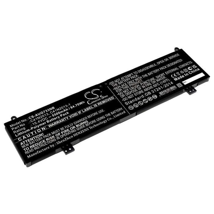 CS-AUG733NB : Battery for Asus ROG Strix SCAR 17 G733QR-HG061T, ROG Strix SCAR 17 G733QM-R95D36PB1, ROG Zephyrus S17 GX703HR-XS92 and others - Replaces Asus C41N2013, C41N2013-1, 0B200-03880-100 and others