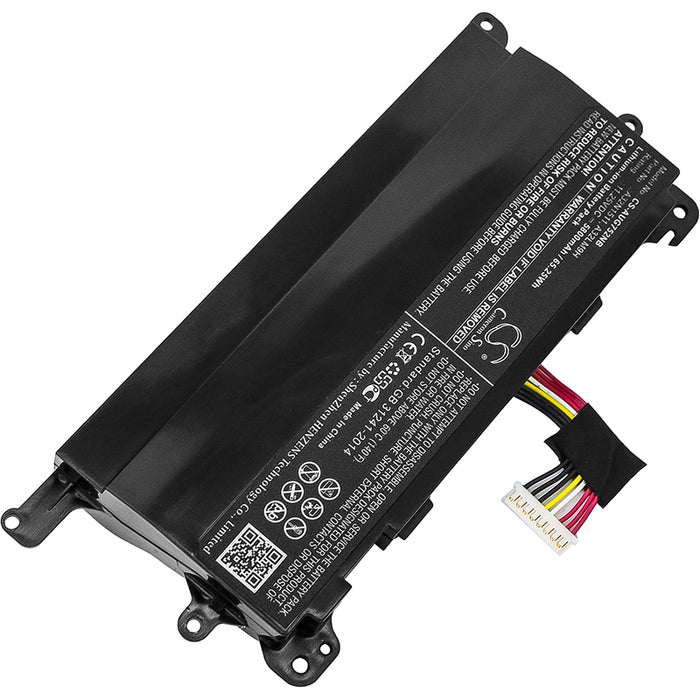 CS-AUG752NB : Battery for Asus G752VL, G752V, G752VL-1A and others - Replaces Asus A32N1511, 0B110-00370000, A32LM9H