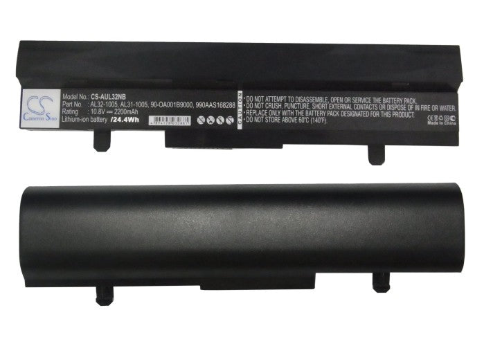 CS-AUL32NB : Battery for Asus Eee PC 1005HA, Eee PC 1005HA-BLK140X, Eee PC 1005HA-EU1X-BK and others - Replaces Asus AL32-1005, AL31-1005, 90-OA001B9000 and others