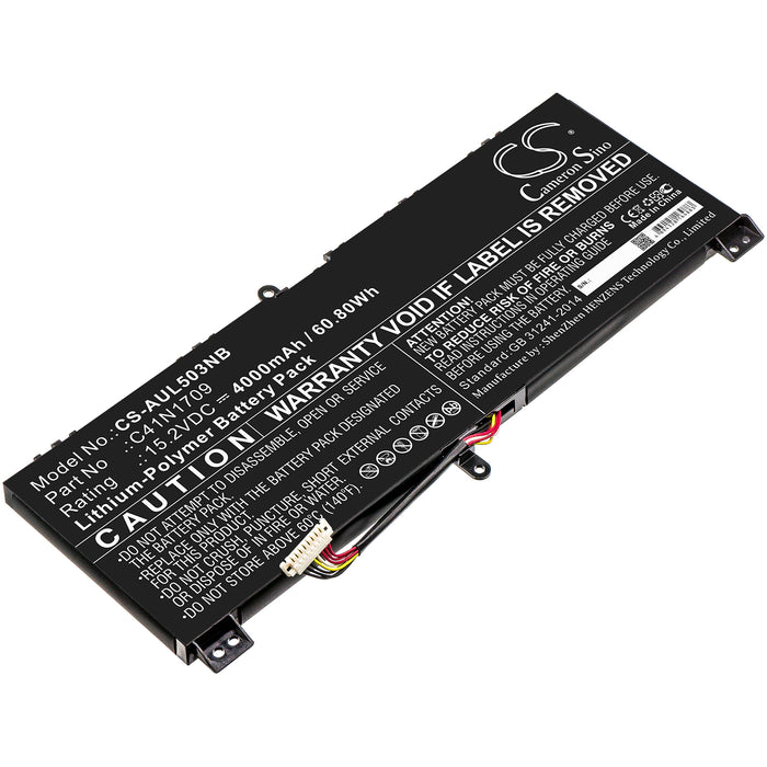 CS-AUL503NB : Battery for Asus ROG Strix GL503VS-0041A7700HQ, ROG Strix GL503VS-EI081T, ROG Strix GL503VS-EI005T and others - Replaces Asus C41N1709, 0B200-02730000, 0B200-02730300