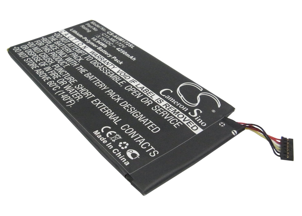 CS-AUM172SL : Battery for Asus MeMO Pad ME172, ME172, ME172V and others - Replaces Asus C11-ME172V