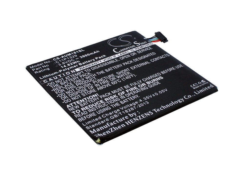 CS-AUM181SL : Battery for Asus Memo Pad 8, ME181C, AST21 and others - Replaces Asus C11P1329, 0B200-01020000