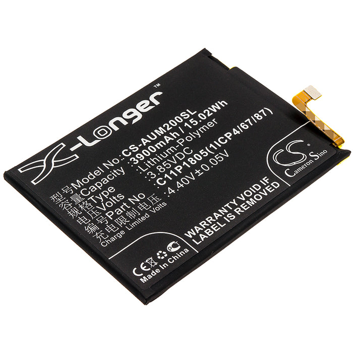 CS-AUM200SL : Battery for Asus ZenFone Max M2, ZenFone Max M2 Dual SIM, ZB633KL - Replaces Asus C11P1805(1ICP4/67/87)