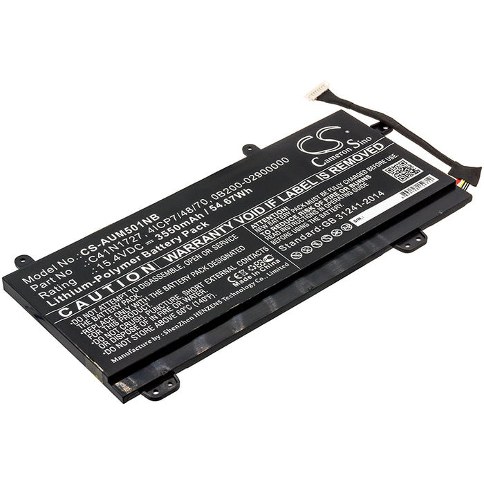 CS-AUM501NB : Battery for Asus GM501GM-EI017T, GM501GS-XS74, GM501GM-EI007T and others - Replaces Asus C41N1727, 0B200-02900000, 4ICP7/48/70