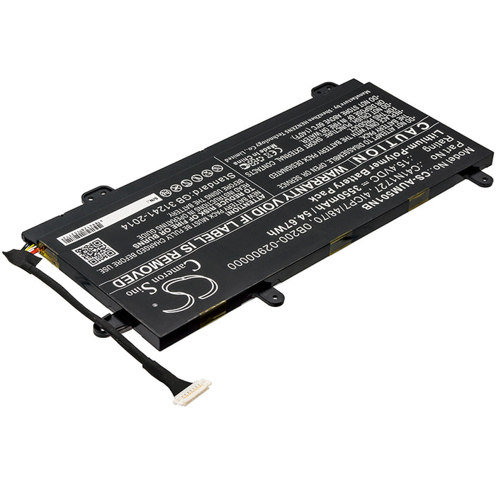 CS-AUM501NB : Battery for Asus GM501GM-EI017T, GM501GS-XS74, GM501GM-EI007T and others - Replaces Asus C41N1727, 0B200-02900000, 4ICP7/48/70