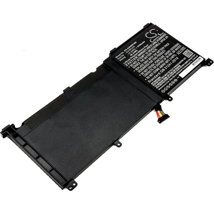 CS-AUN501NB : Battery for Asus N501JW-1A, G60JW4720, N501JW-1B and others - Replaces Asus C41N1416, 0B200-01250100