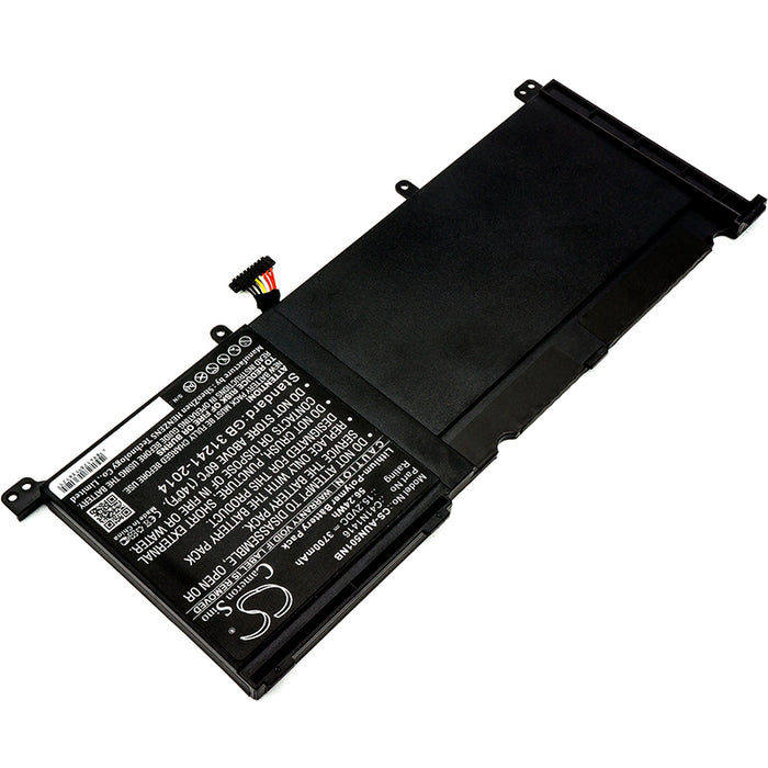 CS-AUN501NB : Battery for Asus N501JW-1A, G60JW4720, N501JW-1B and others - Replaces Asus C41N1416, 0B200-01250100