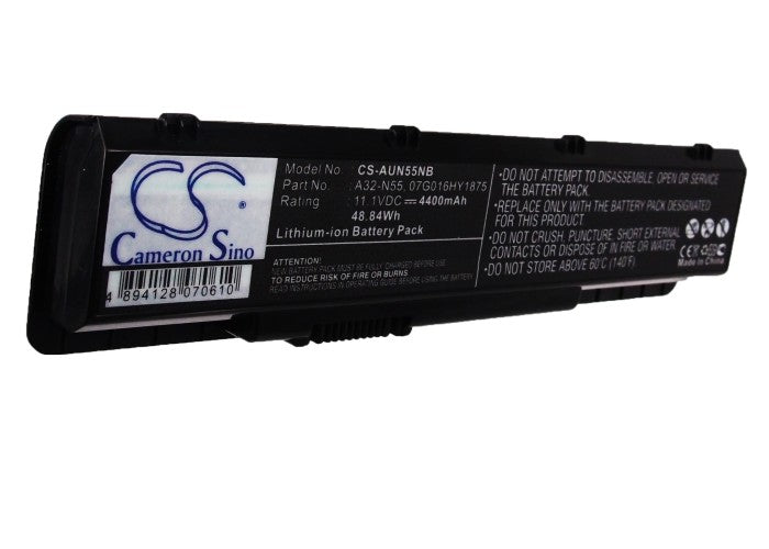 CS-AUN55NB : Battery for Asus N45, N45E, N45S and others - Replaces Asus A32-N55, 07G016HY1875