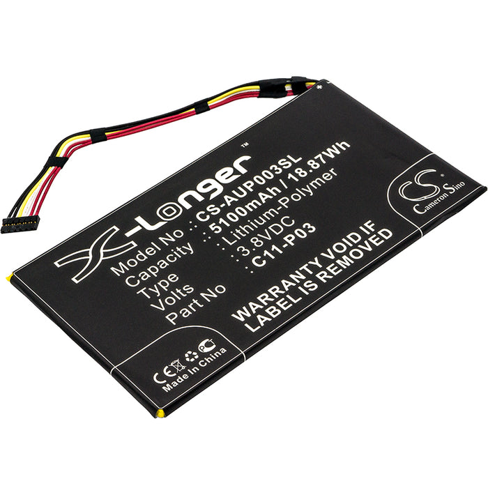 CS-AUP003SL : Battery for Asus Padfone 2 Tablet, Padfone 2 (A68) Tablet - Replaces Asus C11-P03