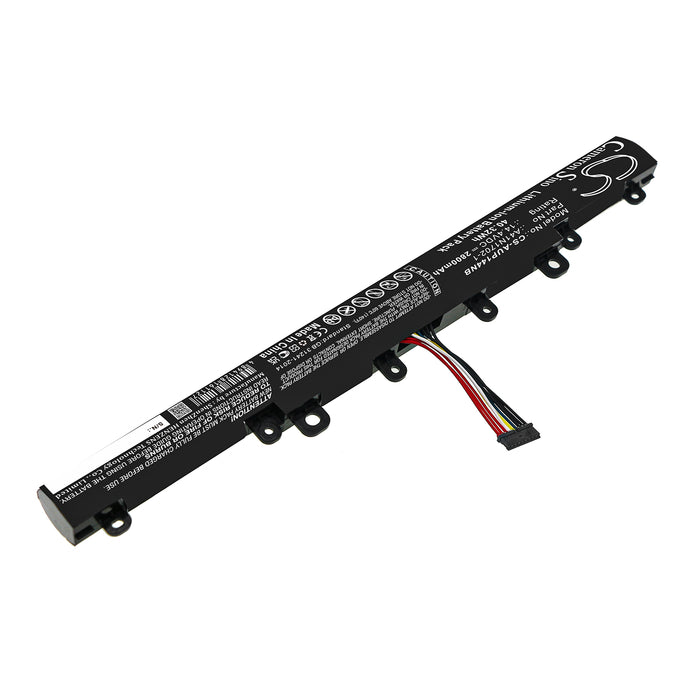 CS-AUP144NB : Battery for Asus P1440FA, P1440FA-FA0172R, P1440FA-FA1008R and others - Replaces Asus A41N1702-1, 0B110-00480100