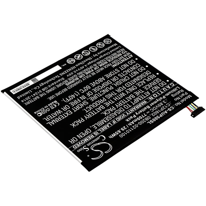 CS-AUP500SL : Battery for Asus ZenPad 3S 10 LTE, Z500KL, ZenPad Z10 and others - Replaces Asus C12P1602, 0B200-02110100