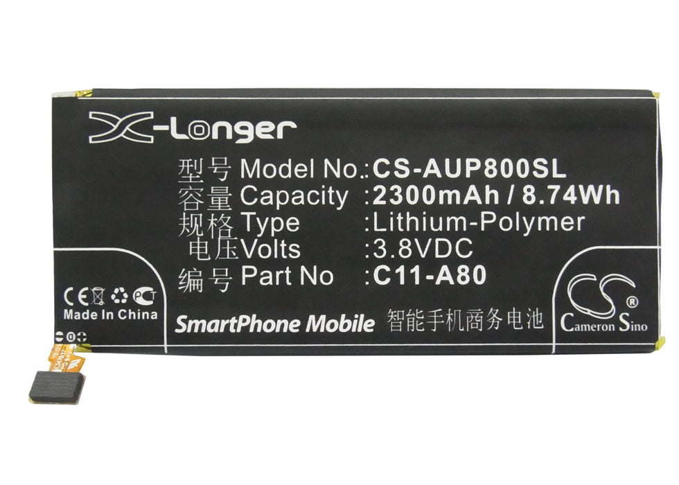 CS-AUP800SL : Battery for Asus PadFone A80, Infinity A80, Padfone infinity and others - Replaces Asus C11-A80