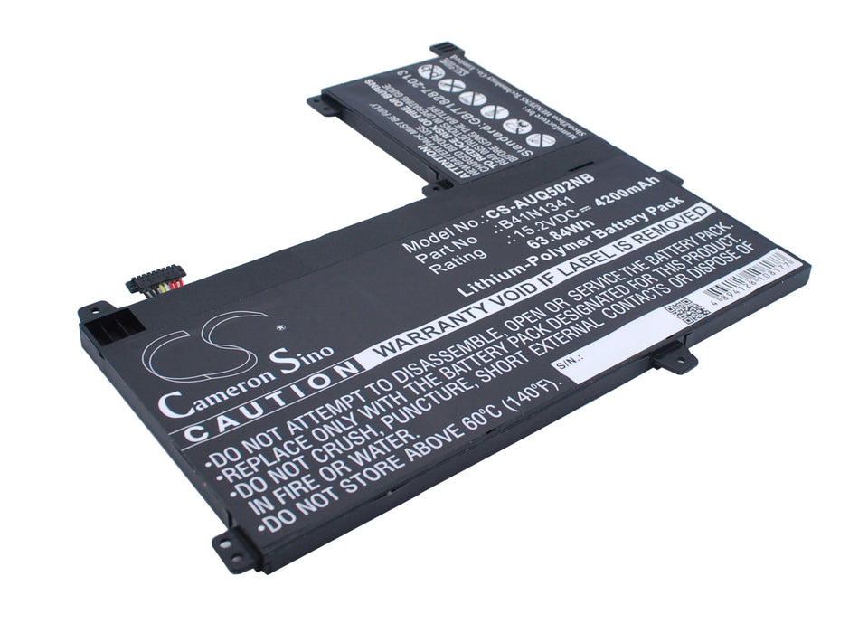 CS-AUQ502NB : Battery for Asus Q502L, Q502LA, Q502LA-BBI5T12 and others - Replaces Asus B41N1341, 0B200-00960000