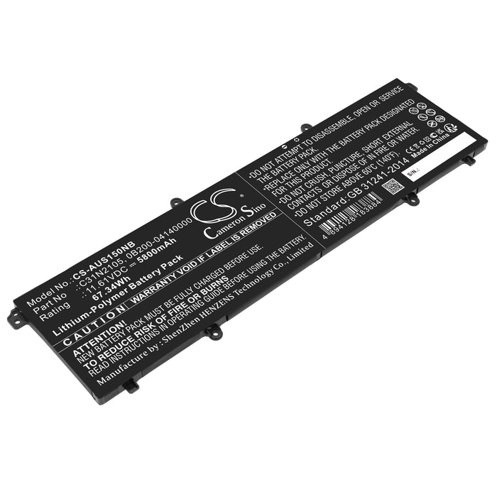 CS-AUS150NB : Battery for Asus Vivobook S 14 OLED K3402ZA-AOQ25031W, Vivobook 14X OLED X1403ZA-BOQ25024W, VivoBook S 14 M3402QA-KM055 and others - Replaces Asus C31N2105, 0B200-04140000