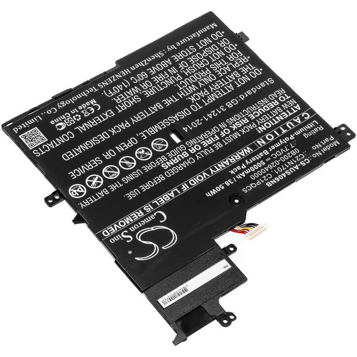 CS-AUS406NB : Battery for Asus VivoBook S14 S406UA-BV021T, S406UA-BM231T, VivoBook S14 S406UA-GS8202T and others - Replaces Asus C21N1701, C21PQC5, 0B200-02640000