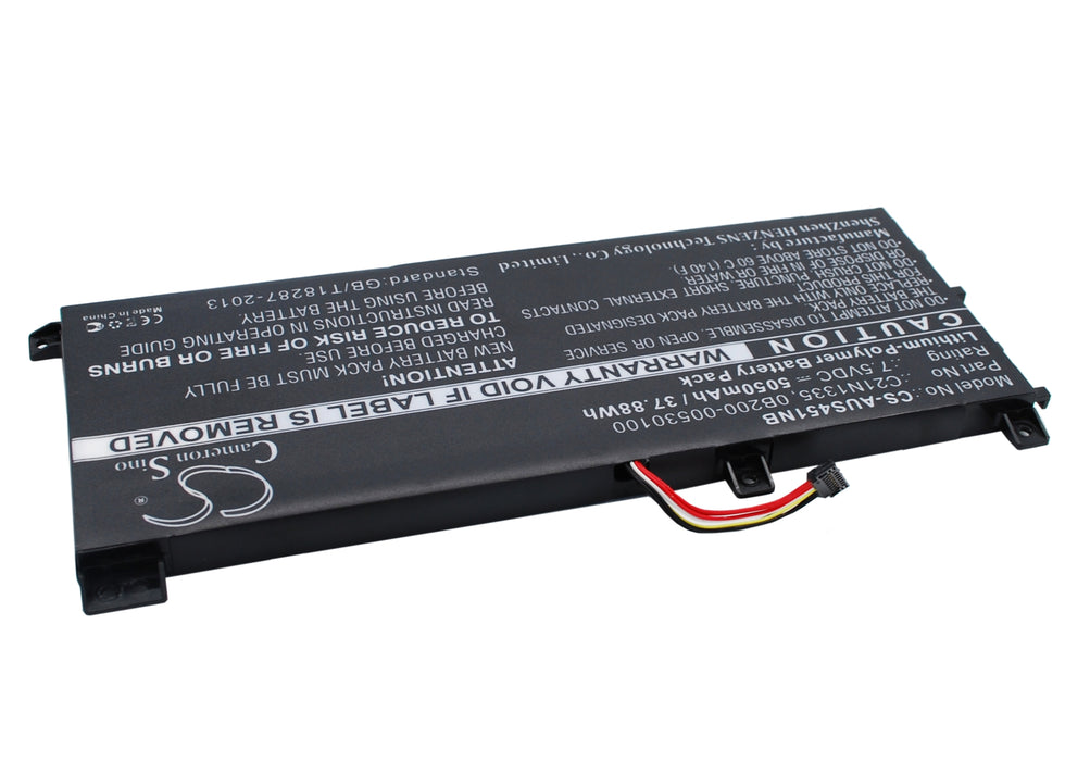 CS-AUS451NB : Battery for Asus VivoBook S451, VivoBook S451LA, VivoBook S451LB and others - Replaces Asus C21N1335, 0B200-00530100