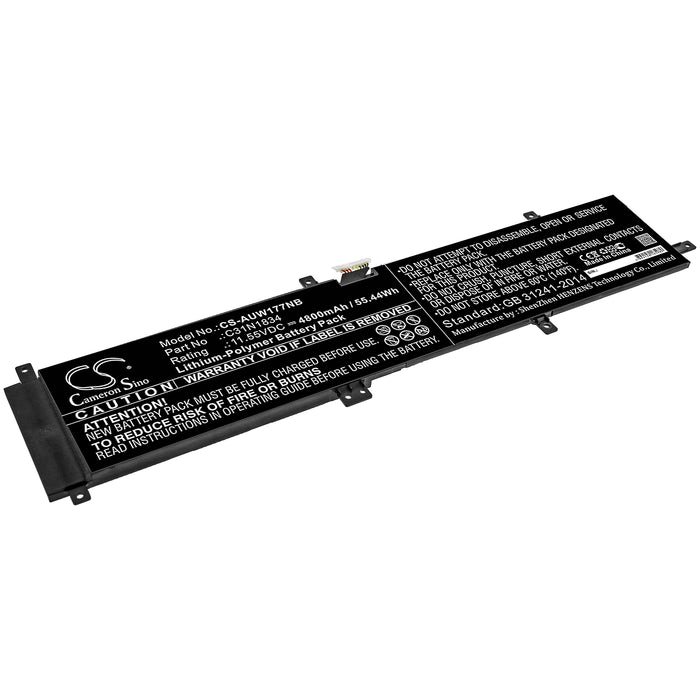 CS-AUW177NB : Battery for Asus ProArt StudioBook 17 W700G2T, ProArt StudioBook Pro 17 H700, ProArt StudioBook Pro 17 W700G2T-AV020R and others - Replaces Asus C31N1834, 0B200-03360200, 0B200-03360300