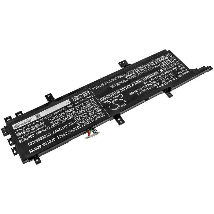 CS-AUW730NB : Battery for Asus ProArt StudioBook Pro X W730G5T-H8052R, ProArt StudioBook Pro X W730G5T-H8050T, W730G5T-AV011T and others - Replaces Asus C32N1838, 0B200-03460100