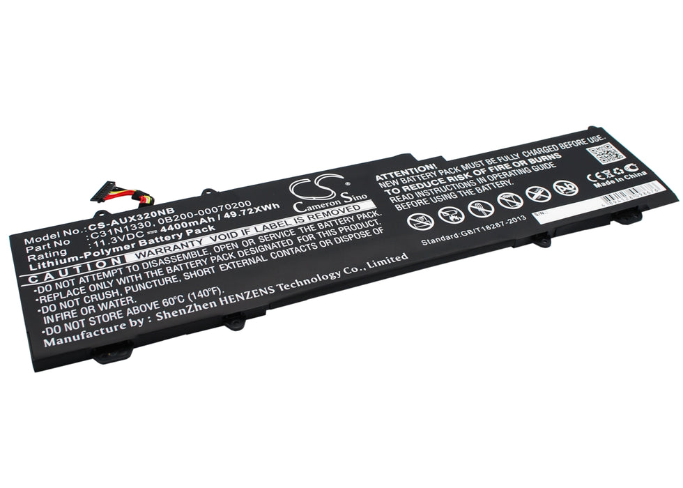 CS-AUX320NB : Battery for Asus Zenbook UX32LN, Zenbook UX32LA, Zenbook UX32LN-R4040H and others - Replaces Asus C31N1330, 0B200-00070200