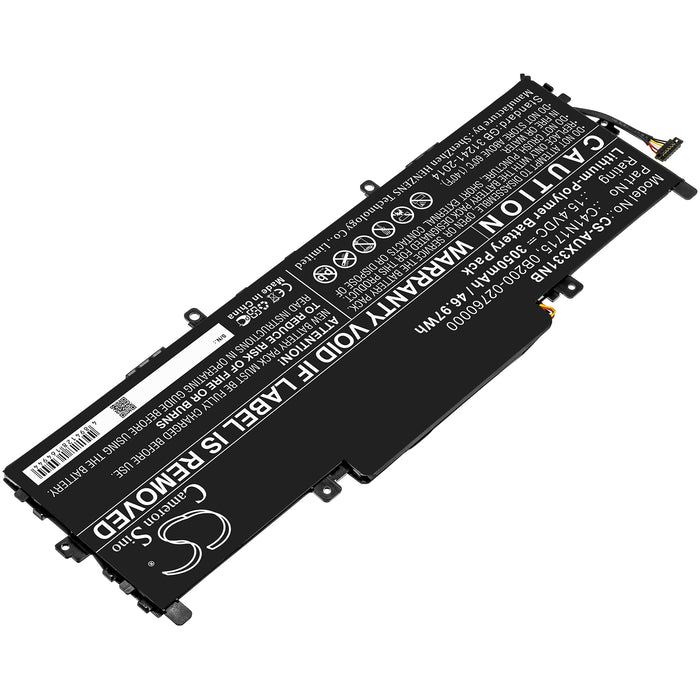 CS-AUX331NB : Battery for Asus UX331UAL-1D, Zenbook UX331UN-EG080T, Zenbook UX331UN-C4136R and others - Replaces Asus C41N1715, 0B200-02760000