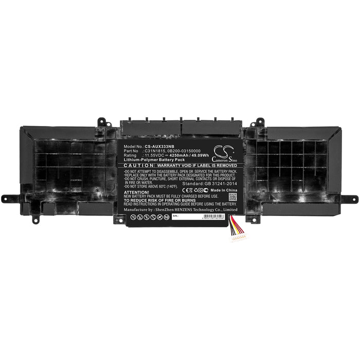 CS-AUX333NB : Battery for Asus UX333FN-A4115t, UX333FA-A3064T, UX333FA-A4136T and others - Replaces Asus C31N1815, 0B200-03150000