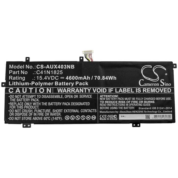 CS-AUX403NB : Battery for Asus VivoBook 14 X403FA-EB123T, I403FA-2C, X403FA-EB011T and others - Replaces Asus C41N1825, 0B200-03250000