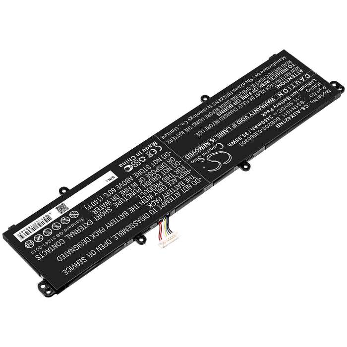 CS-AUX421NB : Battery for Asus X421, V4050FA, A413FF and others - Replaces Asus B31N1911, B0B200-03580300, C31N1911