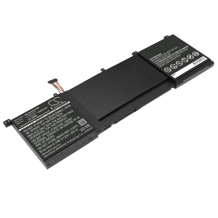 CS-AUX501NB : Battery for Asus ZenBook Pro UX501J, ZenBook Pro UX501L, ZenBook Pro N501VW and others - Replaces Asus C32N1415, 0B200-01250000