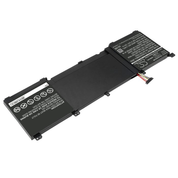 CS-AUX501NB : Battery for Asus ZenBook Pro UX501J, ZenBook Pro UX501L, ZenBook Pro N501VW and others - Replaces Asus C32N1415, 0B200-01250000