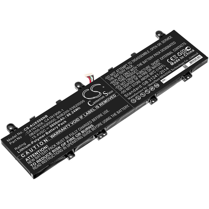 CS-AUX506NB : Battery for Asus FX506IV, TUF Gaming A17 FA706IU, TUF Gaming A15 FA506IV-HN337TUF and others - Replaces Asus C41N1906, C41N1906-1, 0B200-03590000 and others