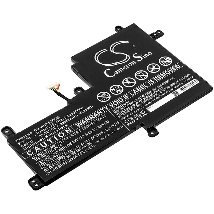 CS-AUX530NB : Battery for Asus VivoBook S15 S530UA, VivoBook S15 S530, S5300UN and others - Replaces Asus B31N1729, 0B200-02920000