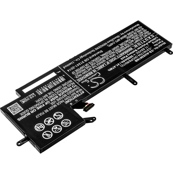 CS-AUX561NB : Battery for Asus UX561UD, Q535U, Q535UD and others - Replaces Asus 0B200-02650000, C31N1704 (3ICP6/60/72), C31N1704