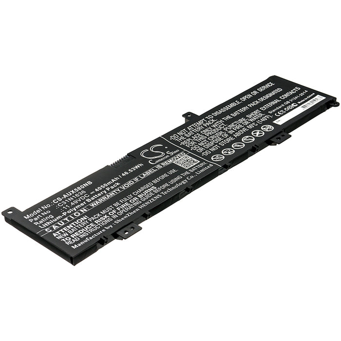 CS-AUX580NB : Battery for Asus VivoBook Pro 15, N580, N580GD and others - Replaces Asus C31N1636, 0B200-02580000, 0B200-02580100 and others