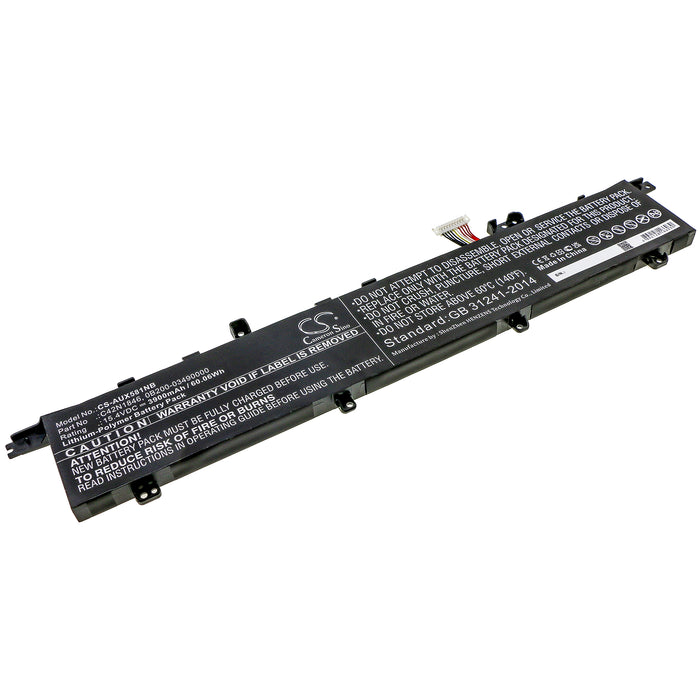 CS-AUX581NB : Battery for Asus ZenBook Pro Duo UX581GV-H2004T, ZenBook Pro Duo UX581GV-H2001T, ZenBook Pro Duo UX581GV-H2037T and others - Replaces Asus C42N1846, 0B200-03490000