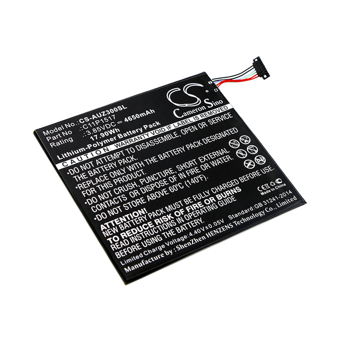 CS-AUZ300SL : Battery for Asus ZenPad C 7.0 P01Z, ZenPad 10 Z300CNL, ZenPad Z300CNL and others - Replaces Asus C11P1517, 0B200-01580200