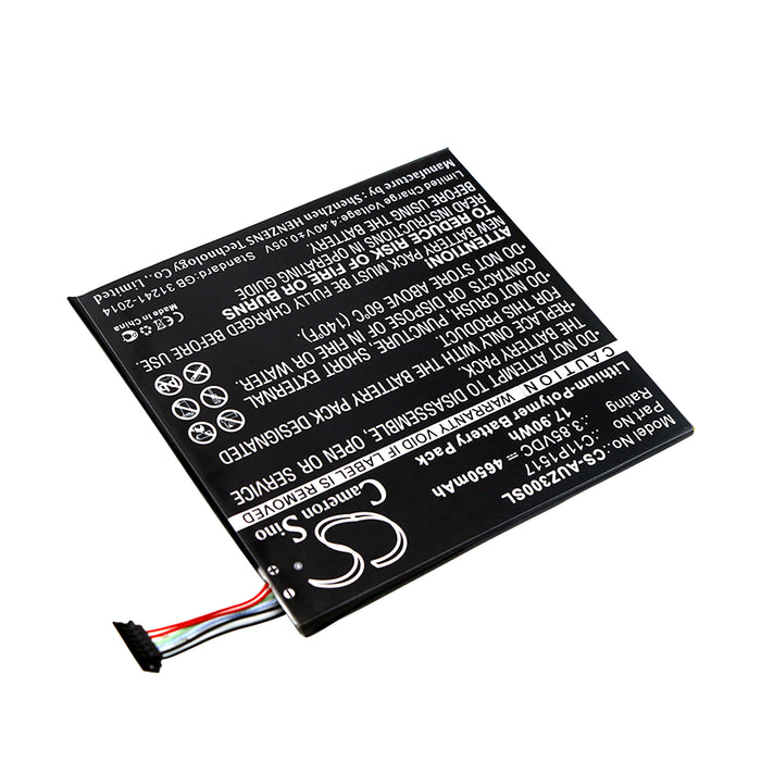 CS-AUZ300SL : Battery for Asus ZenPad C 7.0 P01Z, ZenPad 10 Z300CNL, ZenPad Z300CNL and others - Replaces Asus C11P1517, 0B200-01580200