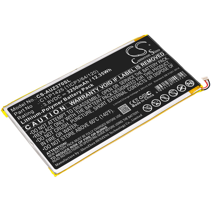 CS-AUZ370SL : Battery for Asus ZenPad 7.0 Z370C, ZenPad M700KL, Z370KL 1B and others - Replaces Asus 0B200-01510100, C11P1425 (1ICP3/64/120)