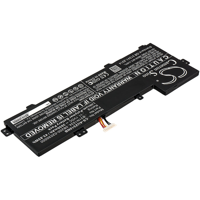 CS-AUZ510NB : Battery for Asus Zenbook UX510UW, UX510UW-1A, UX510UW-RB71 and others - Replaces Asus B31N1534, 0B200-02030000