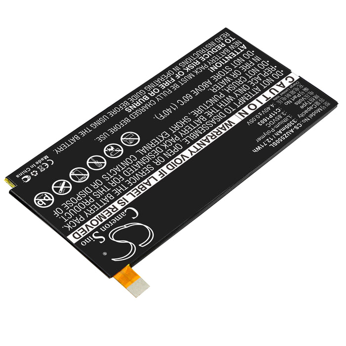 CS-AUZ550SL : Battery for Asus ZenFone 3 Deluxe 5.5, ZenFone 3 Deluxe 5.5 Dual SIM, ZS550KL - Replaces Asus C11P1603, C11P1603 ( 1ICP4/59/115 )