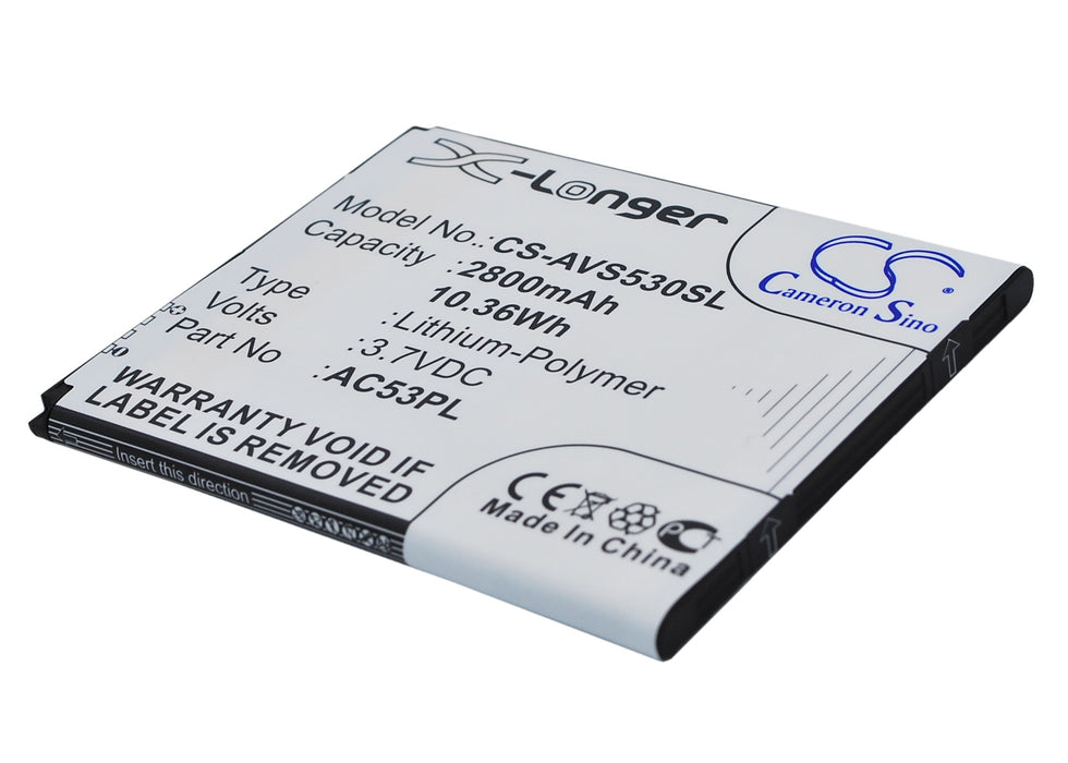 CS-AVS530SL : Battery for Archos 53 Platinum - Replaces Archos AC53PL