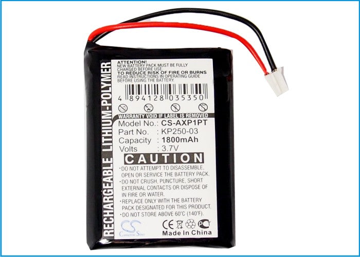 CS-AXP1PT : Battery for AAXA P1 Pico Projector - Replaces AAXA KP250-03
