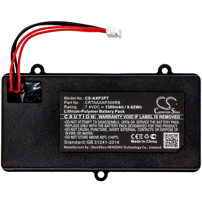CS-AXP3PT : Battery for AAXA P300 Pico Projector - Replaces AAXA CRTAAXAP300RB