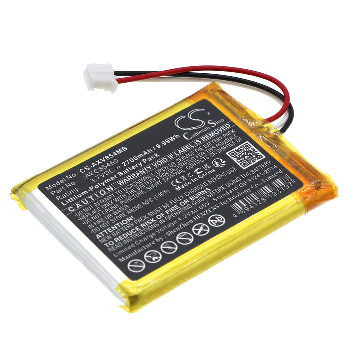 CS-AXV854MB : Battery for Axvue Baby Monitor - Replaces Axvue AEC85460