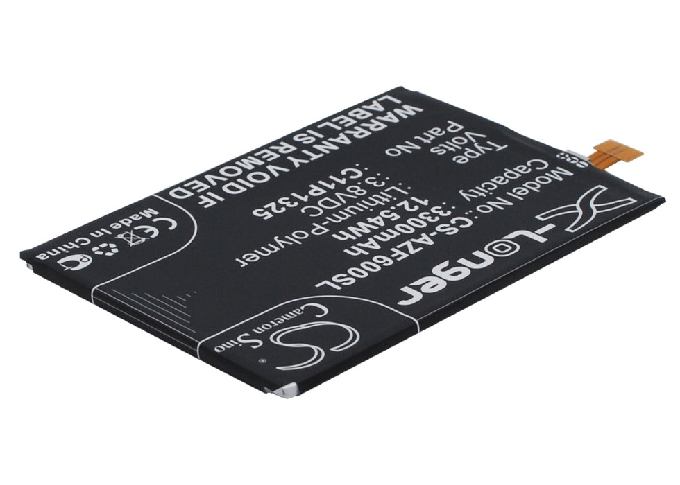 CS-AZF600SL : Battery for Asus ZenFone 6, A600, A600CG and others - Replaces Asus C11P1325