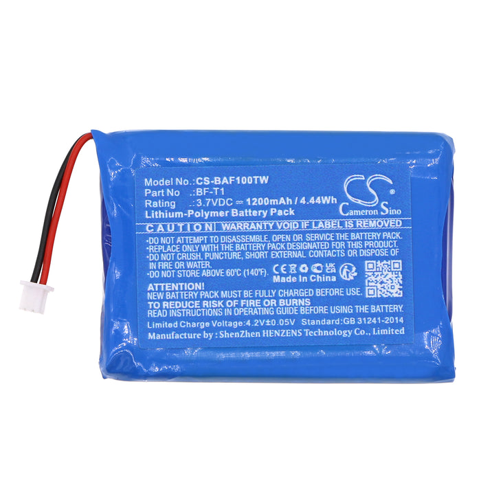 CS-BAF100TW : Battery for Baofeng T1, BF-T1, BF-T1 UHF - Replaces Baofeng BF-T1