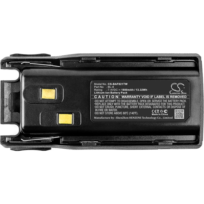 CS-BAF821TW : Battery for Baofeng UV-82, UV-8R, UV-82X and others - Replaces Baofeng BL-8